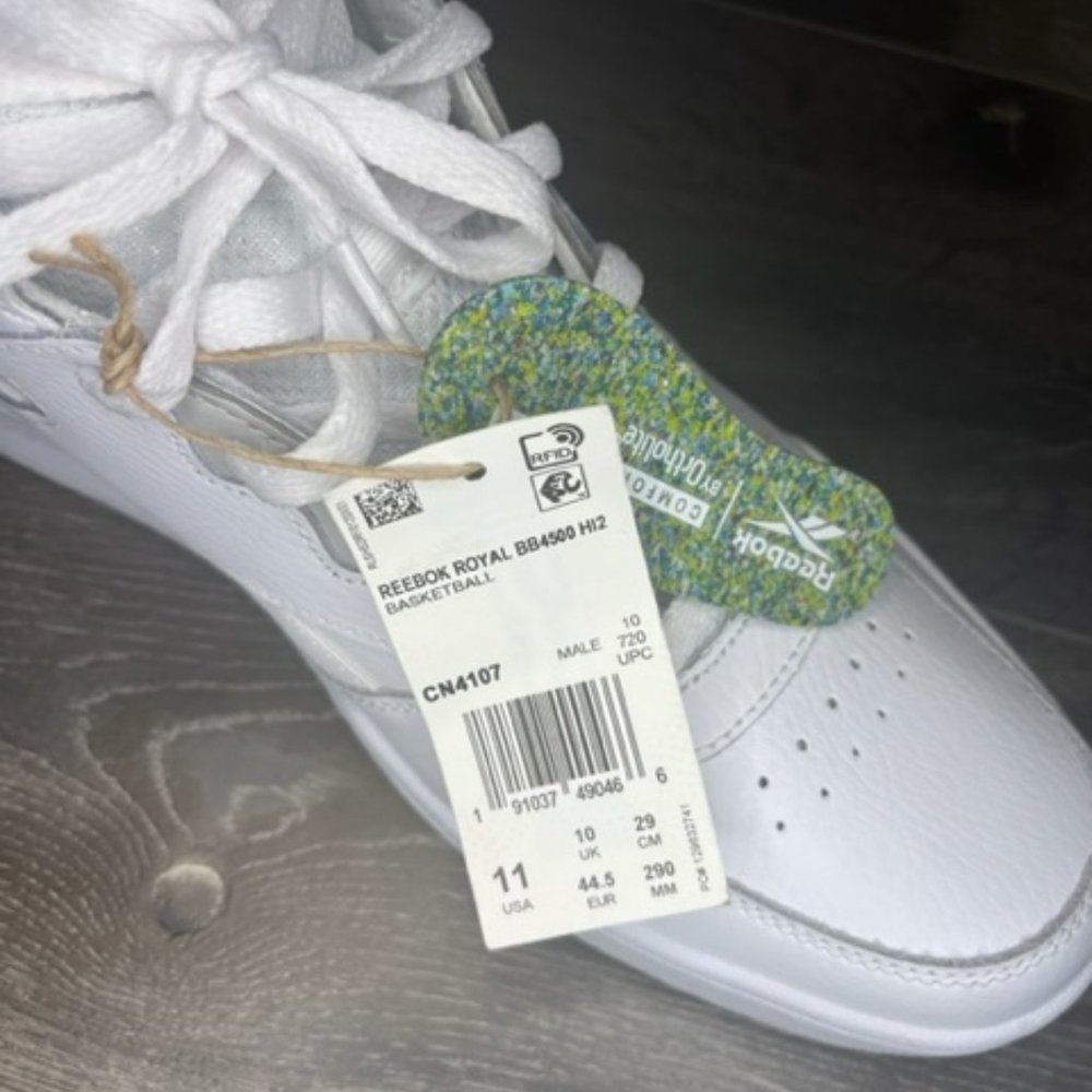 NWT Reebok Men's Royal BB4500 HI2 Sneaker Sz 11 - Picture 5 of 10